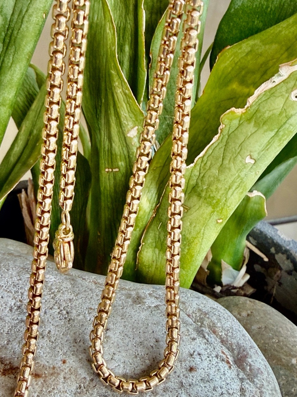 David Yurman 18 karat gold wheat necklace - Picture 3 of 6